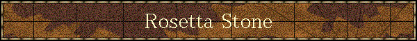 Rosetta Stone